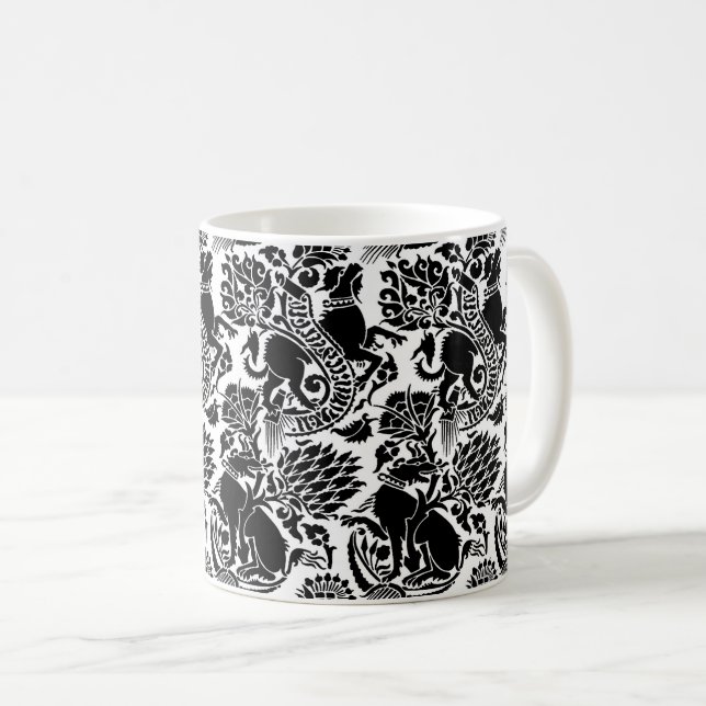 Mediaeval Beasts Coffee Mug (Front Right)