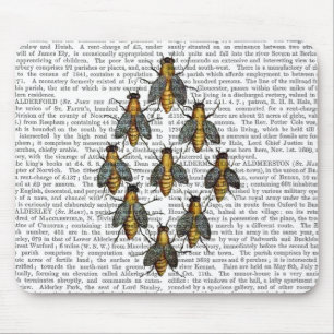 Mediaeval Bees 2 Mouse Mat