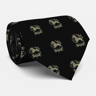 Mediaeval Bestiary Black Switzerland Tie