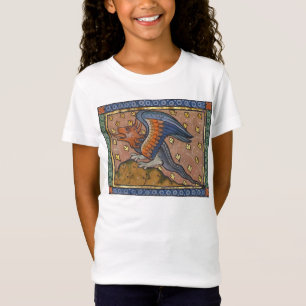 Mediaeval Bestiary Dragon c. 1270 T-Shirt