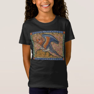 Mediaeval Bestiary Dragon c. 1270 T-Shirt