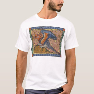Mediaeval Bestiary Dragon c. 1270 T-Shirt