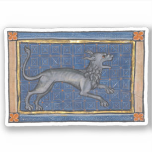 Mediaeval Bestiary Hyena c. 1270