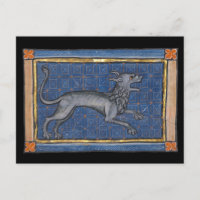 Mediaeval Bestiary Hyena c. 1270