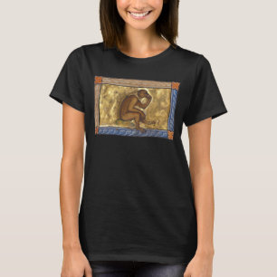 Mediaeval Bestiary Monkey c. 1270 T-Shirt