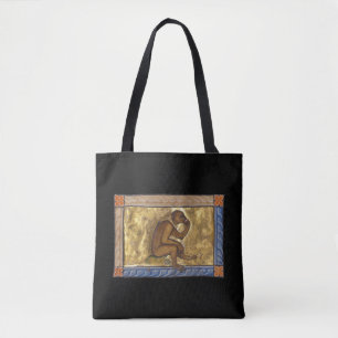 Mediaeval Bestiary Monkey c. 1270 Tote Bag