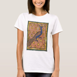 Mediaeval Bestiary Peacock c. 1270 T-Shirt