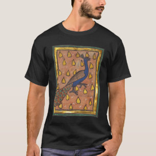 Mediaeval Bestiary Peacock c. 1270 T-Shirt