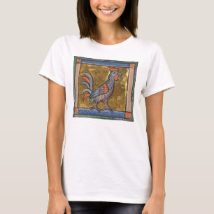 Mediaeval Bestiary Rooster c. 1270 T-Shirt