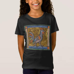 Mediaeval Bestiary Rooster c. 1270 T-Shirt