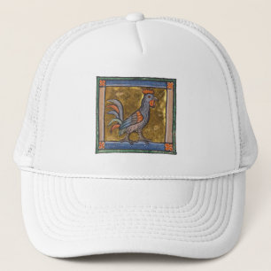 Mediaeval Bestiary Rooster c. 1270 Trucker Hat