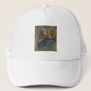 Mediaeval Bestiary Whale c. 1270 Trucker Hat