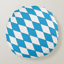 Mediaeval Blue White Black Bavaria Diamond Shaped