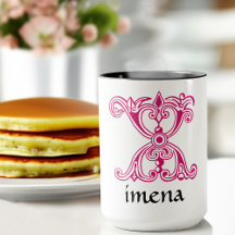 Mediaeval Botanical Decorative Capital X