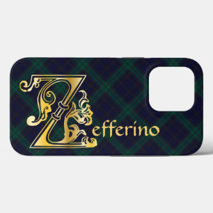 Mediaeval Botanical Decorative Capital Z iPhone 13 Pro Case