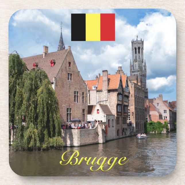 Mediaeval Brugge - Pro Photo Coaster (Front)