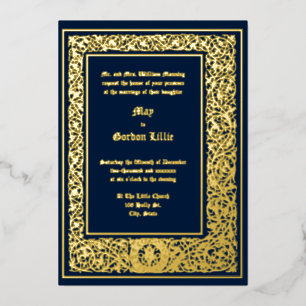 Mediaeval ca. 1477 Foliage Border Wedding