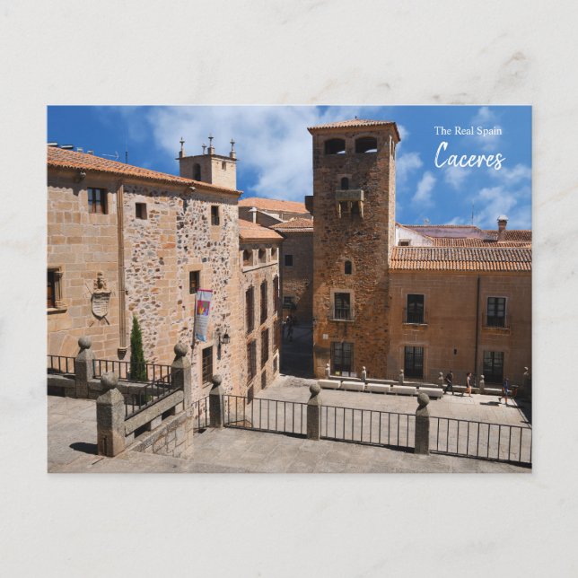 Mediaeval Caceres, Spain Postcard (Front)