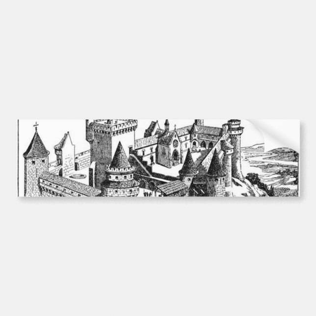 Mediaeval Castle Bumper Sticker (Front)