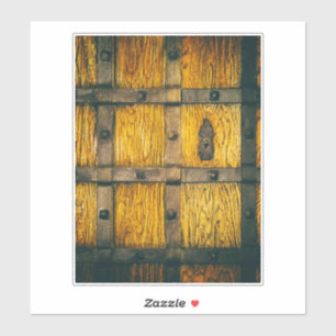 Mediaeval castle gate close-up.