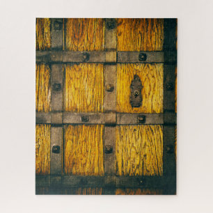 Mediaeval castle gate close-up. jigsaw puzzle