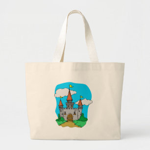 Mediaeval Castle Large Tote Bag