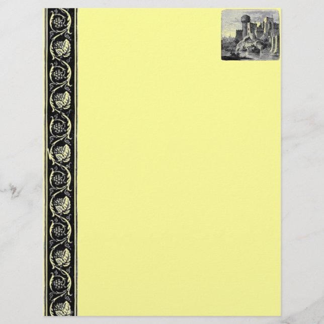 Mediaeval Castle Letterhead (Front)