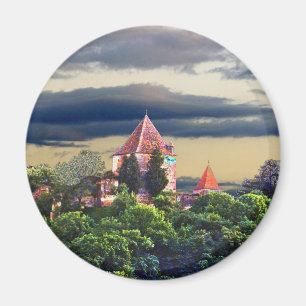 mediaeval castle magnet