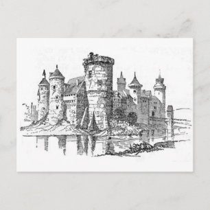 Mediaeval Castle Postcard
