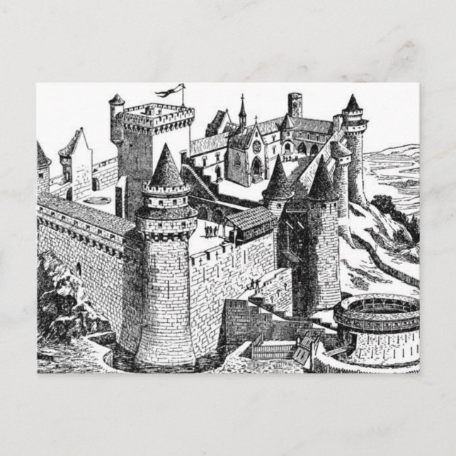 Mediaeval Castle Postcard (Front)