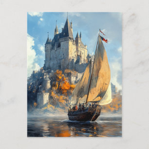 Mediaeval Castle Postcard