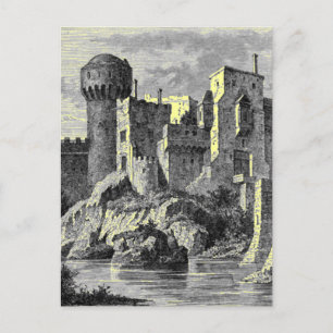 Mediaeval Castle Postcard