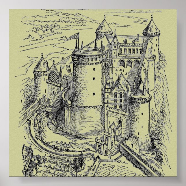 Mediaeval Castle Poster (Front)