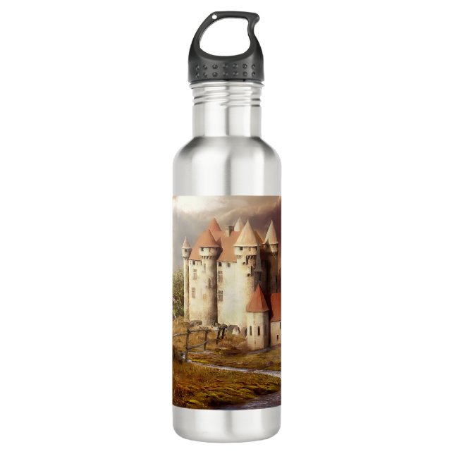 Mediaeval Castle River Run 710 Ml Water Bottle (Front)