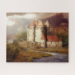 Mediaeval Castle River Run Jigsaw Puzzle