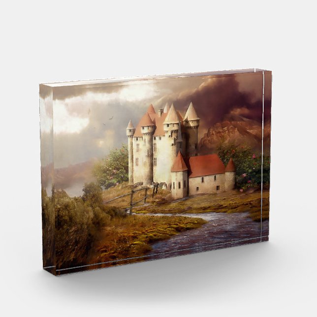 Mediaeval Castle River Run Photo Block (Left)
