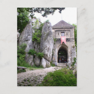 Mediaeval Castle Ruins Postcard