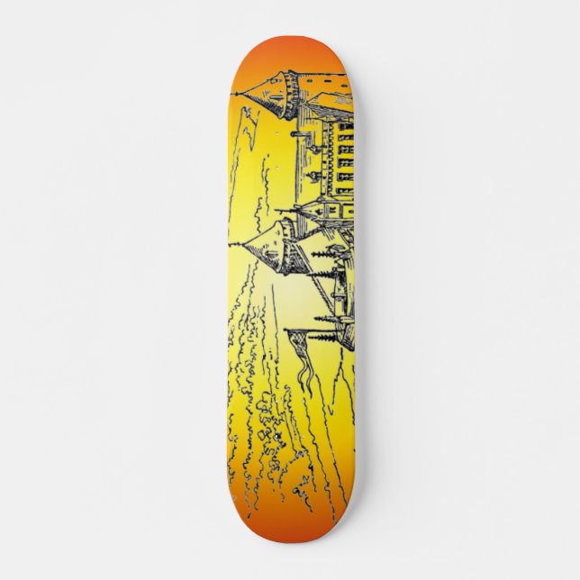 Mediaeval Castle Skateboard (Front)