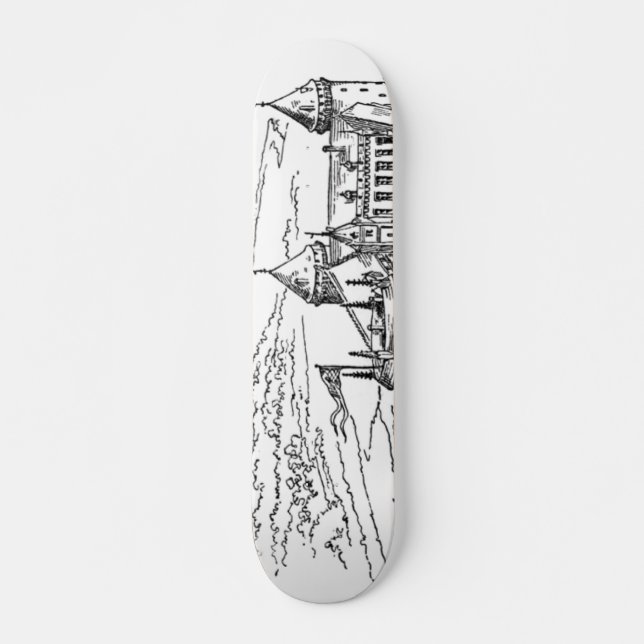 Mediaeval Castle Skateboard (Front)