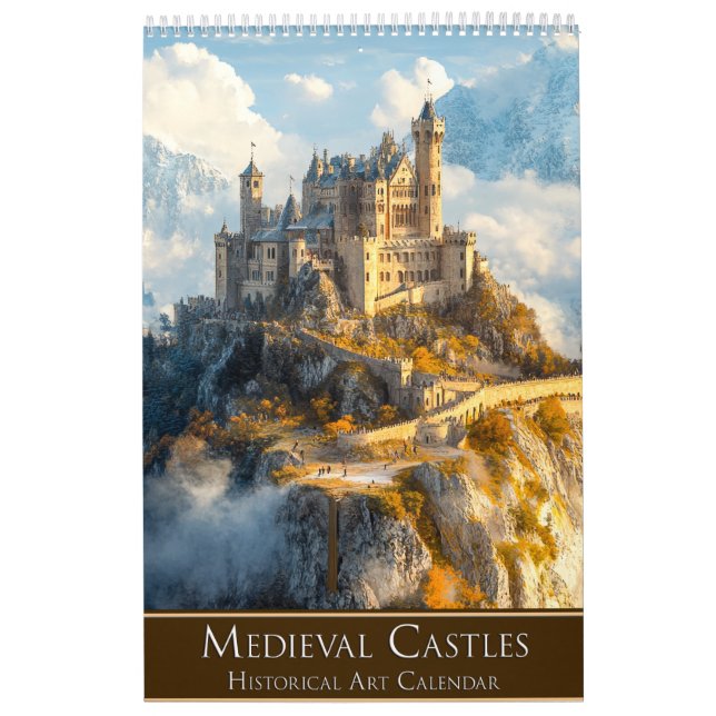 Mediaeval Castles: Historical Art Calendar (Cover)