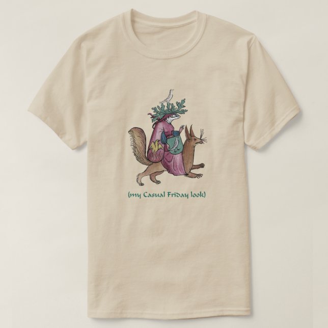 Mediaeval "Casual Friday" T-Shirt (Design Front)