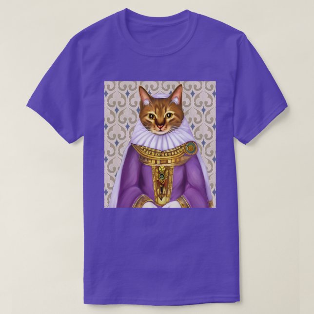 Mediaeval Cat Maiden T-Shirt (Design Front)