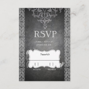 Mediaeval Celtic RSVP Card