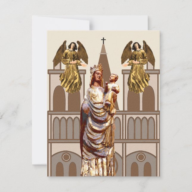 Mediaeval Christian Christmas Holiday Card (Front)