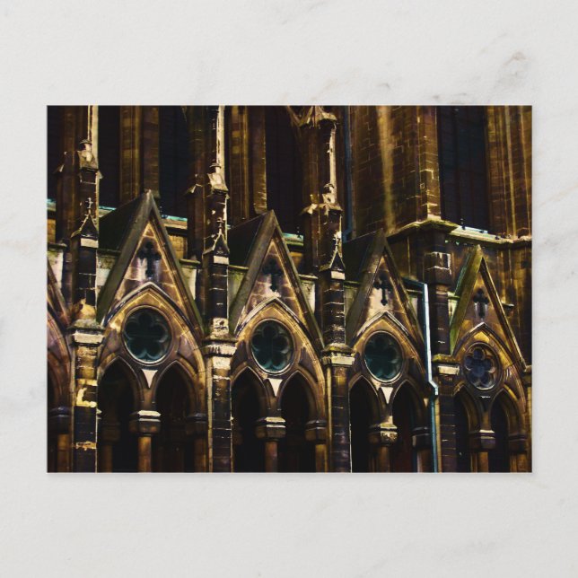 Mediaeval Church ~ Postcard (Front)