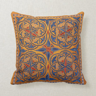 Mediaeval circles cushion