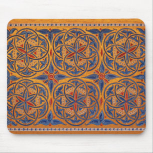 Mediaeval circles mouse mat