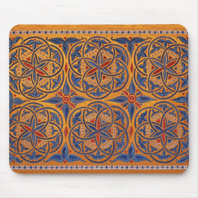 Mediaeval circles mouse mat (Front)