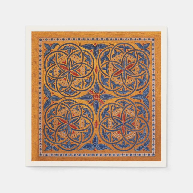 Mediaeval circles napkin (Front)