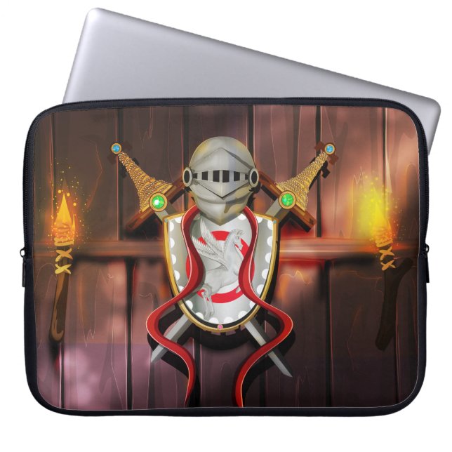 Mediaeval Coat of arms Laptop Sleeve (Front)